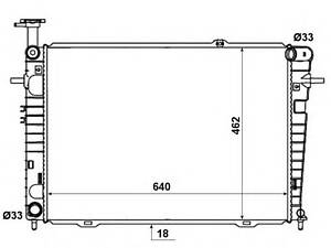 NRF 53192. Радіатор