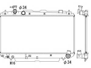 NRF 53324. Радіатор