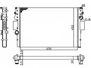 NRF 53614A. Радиатор