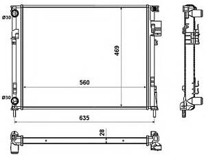 NRF 58332. Радіатор