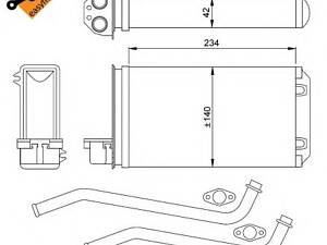 NRF 58617. Радіатор