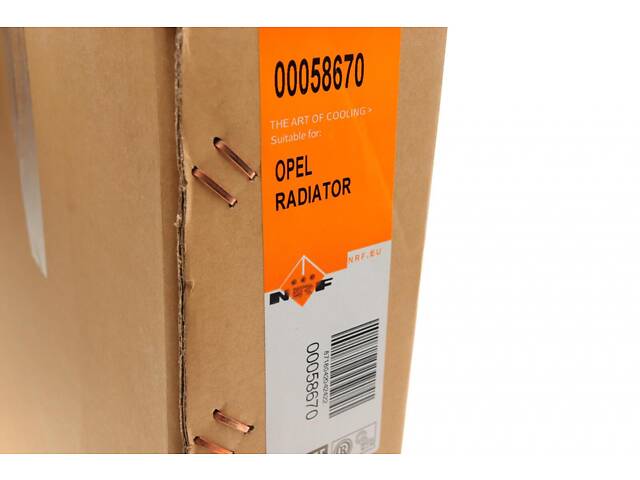 NRF 58670 Радіатор охолодження Opel Ascona C/Kadett D 1.3-2.0i 81-88 - Фото 2