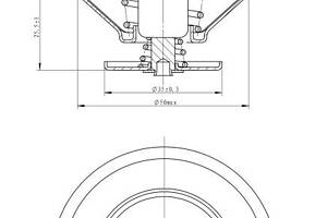 NRF 725073 Термостат BMW 3 (E36) 91-98 M52/M50 (71°C)