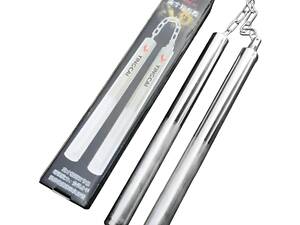 Нунчаки-тростина з нержавіючої сталі, складні 55см для тренувань самооборони міцні та компактні