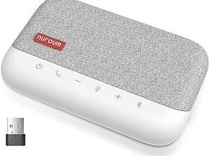 NUROUM A15 Bluetooth-динамік і мікрофон для конференц-зв'язку, покращений 360° голосового приймання та шумопоглинання,
