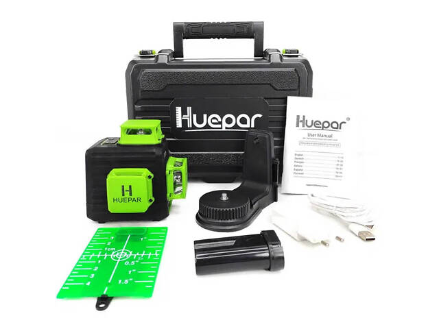 Рівень Huepar B03CG Ultimate 2025 3D 360 Osram (2860644385) - Фото 4