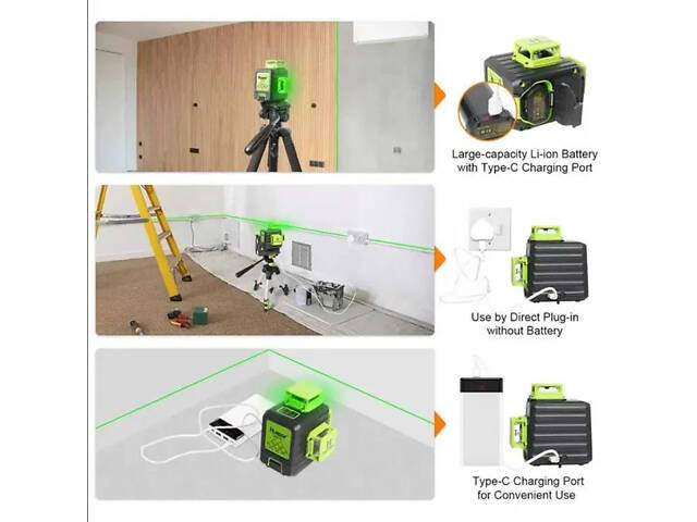 Рівень Huepar B03CG Ultimate 2025 3D 360 Osram (2860644385) - Фото 7