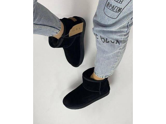 Низькі уггі ITTS натуральна замша, короткі уггі 36-38, 41р код 8063 24, 37 - Фото 8