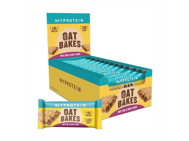 Oat Bakes - 12x75g White Choc & Berry Flavour - Фото 1
