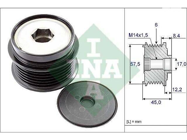 Обгонная муфта Dodge Nitro 2006-2012 INA 535 0174 10 - Фото 1