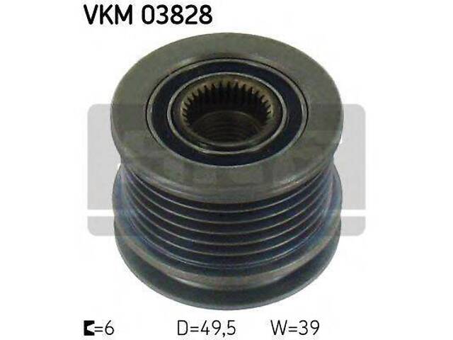 Обгінна муфта генератора SKF VKM03828 на MERCEDES-BENZ C-CLASS седан (W202) - Фото 1