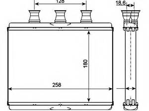 Обігрівач NRF 54278 на BMW 7 седан (E65, E66, E67)
