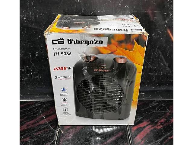 Обогреватель вентилятор дуйка 3 в 1 Orbegozo FH5036 2в1 2200W black - Фото 4