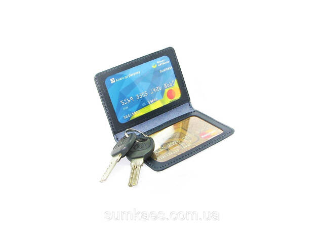 Обложка для документов (ID паспорт) DNK mini doc R-Gerb col.K синяя - Фото 4