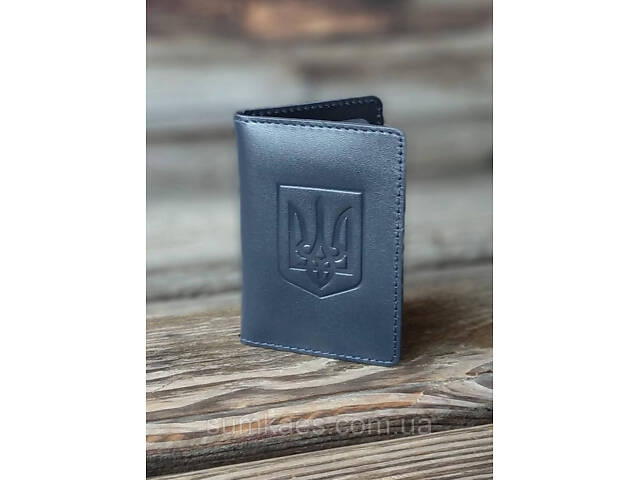 Обложка для документов (ID паспорт) DNK mini doc R-Gerb col.K синяя - Фото 5