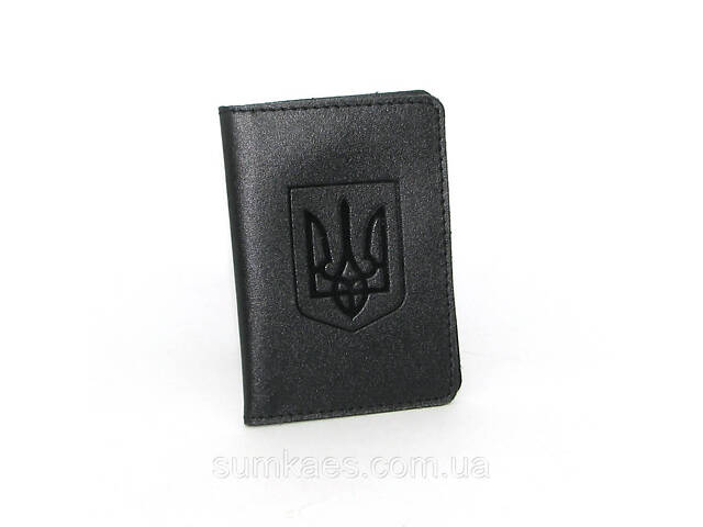Обложка для документов (ID паспорт) DNK mini doc R-Gerb col.J черная - Фото 1