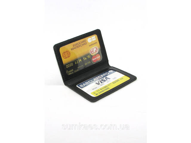 Обложка для документов (ID паспорт) DNK mini doc R-Gerb col.J черная - Фото 3