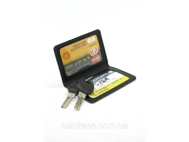 Обложка для документов (ID паспорт) DNK mini doc R-Gerb col.J черная - Фото 4