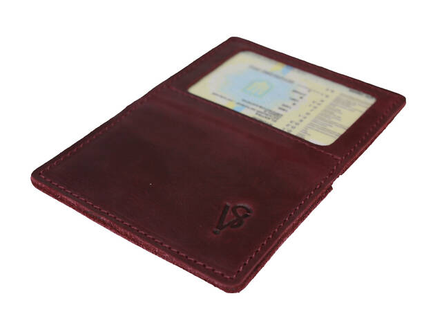 Обкладинка для водійських документів прав посвідчення ID паспорта SULLIVAN odd3(4) марсала - Фото 3