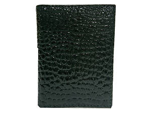 Обложка на ID паспорт кожаная зеленая KARYA 096-017