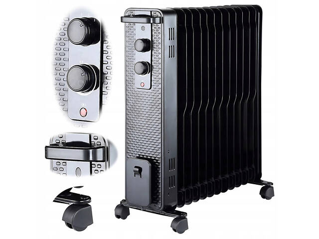 Обогреватель электрический масляный 3000W - Фото 3