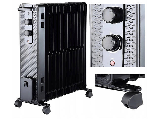 Обогреватель электрический масляный 3000W - Фото 6