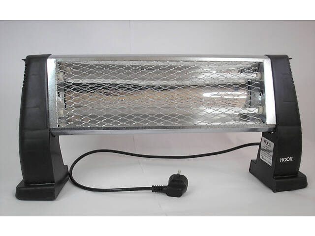 Нагрівач кварцевий інфрачервоний HOOK HK 406 1000W підлоговий електрообігрівач - Фото 1