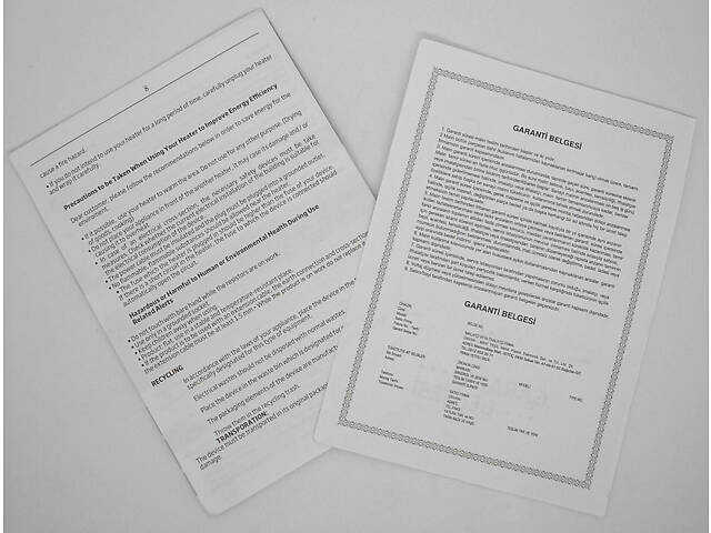 Нагрівач кварцевий інфрачервоний HOOK HK 406 1000W підлоговий електрообігрівач - Фото 10