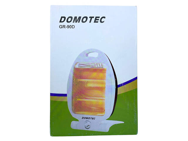 Обогреватель кварцевый инфракрасный на две лампы Domotec gr-90d - Фото 5
