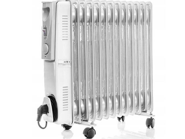 Нагрівач оливний Riwall 2500 W 13 ребер - Фото 2