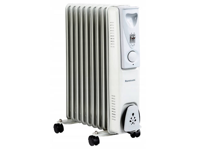 Нагрівач оливний Riwall 2500 W 13 ребер - Фото 4