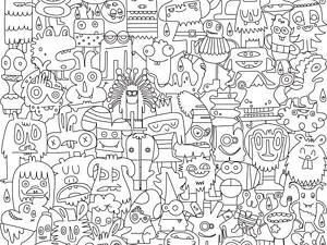 Шпалери-розмальовки Чудики 60*60 C-60017