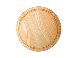 Обрабочная деревянная доска круглая 30 см для подачи нарезки ясень C11W300