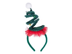 Обруч для волос новогодний Novogod'ko Мерцающая елочка 973746