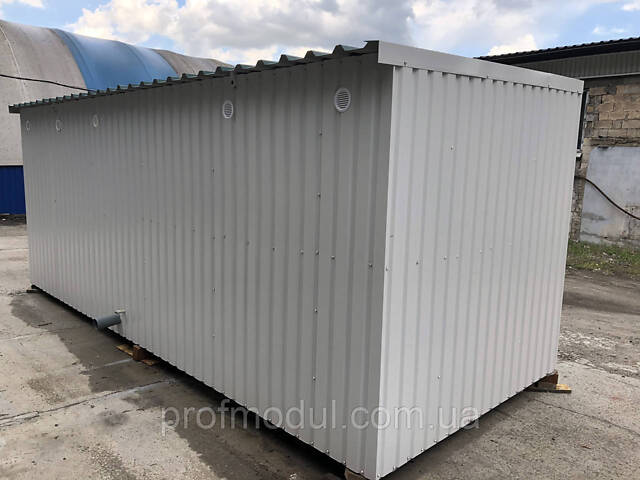 Общественный санитарный модуль 6*2,4m - Фото 2