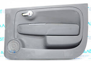 Обшивка двери карточка передняя правая Fiat 500 12-17 черн