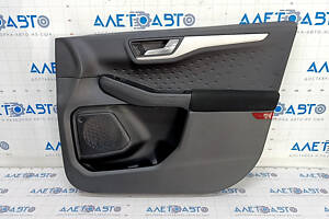 Обшивка двери карточка передняя правая Ford Escape MK4 20-22 черная, царапина