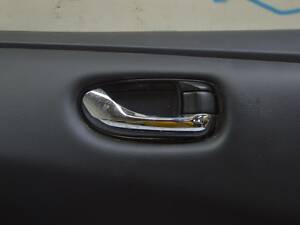 Обшивка двери карточка передняя правая Nissan Leaf 18-21 черная тряпка (01) 80900-5SA0B