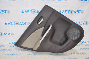 Обшивка дверей картка задня ліва Honda CRV 12-14 сіра, сіра вставка, під чищення