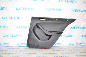 Обшивка дверей картка задня права VW Jetta 11-18 USA чорна, подряпина, немає накладки