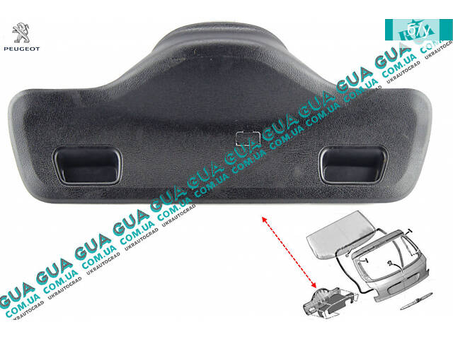 Обшивка крышки багажника ( карта / панель ) 9625054577 Peugeot / ПЕЖО 206