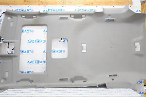 Обшивка потолка Toyota Highlander 08-13 под люк, под монитор, серый, под чистку