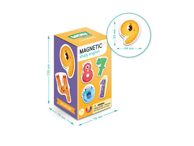 Обучающий набор DoDo Магнітна гра Цифри (200204) - Фото 3