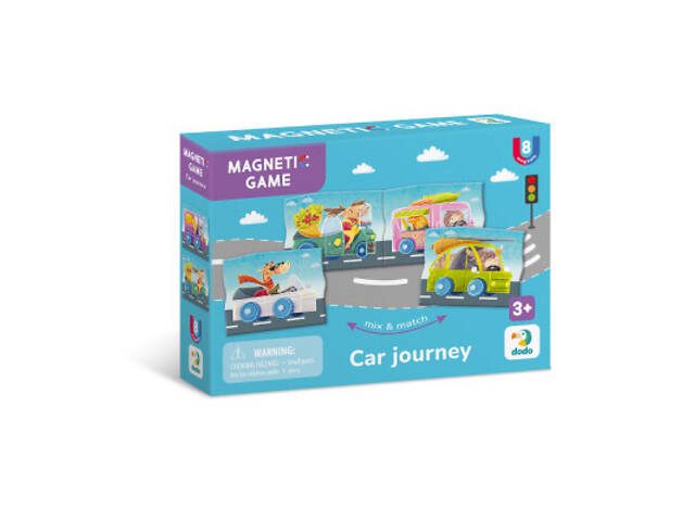 Навчальний набір DoDo Магнітна гра Автомобільна подорож (200253) - Фото 1