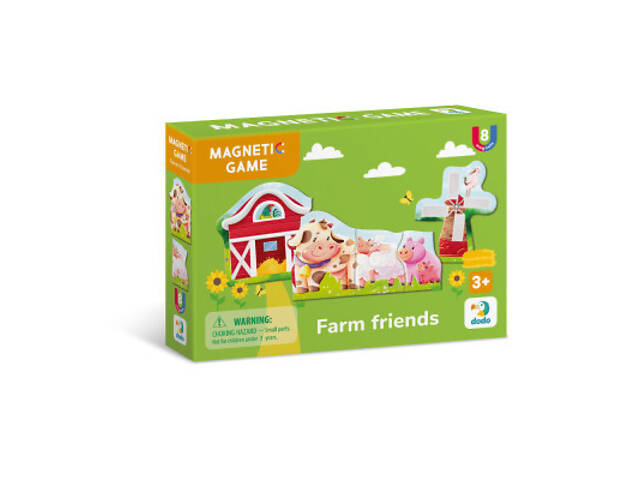 Навчальний набір DoDo Магнітна гра Друзі з ферми (200255) - Фото 1