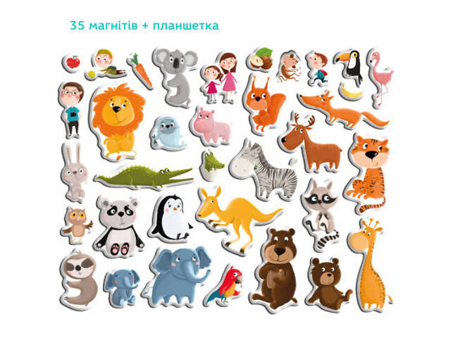 Навчальний набір DoDo Магнітна гра Зоопарк (200207) - Фото 5
