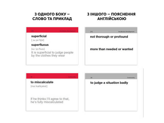 Навчальний набір English Student Картки для вивчення англійської мови IELTS English to English, англійська (591225943) - Фото 2