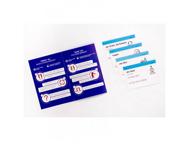 Навчальний набір English Student Картки для вивчення німецької мови Для початківців A1, український (39122640) - Фото 2