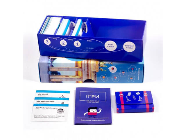 Навчальний набір English Student Картки для вивчення німецької мови Для початківців A1, український (39122640) - Фото 4