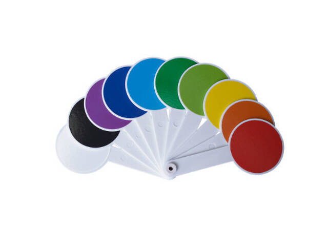 Навчальний набір ZiBi Kids line Набір кольорів та геометричних фігур (віяло) (ZB.4904) - Фото 1